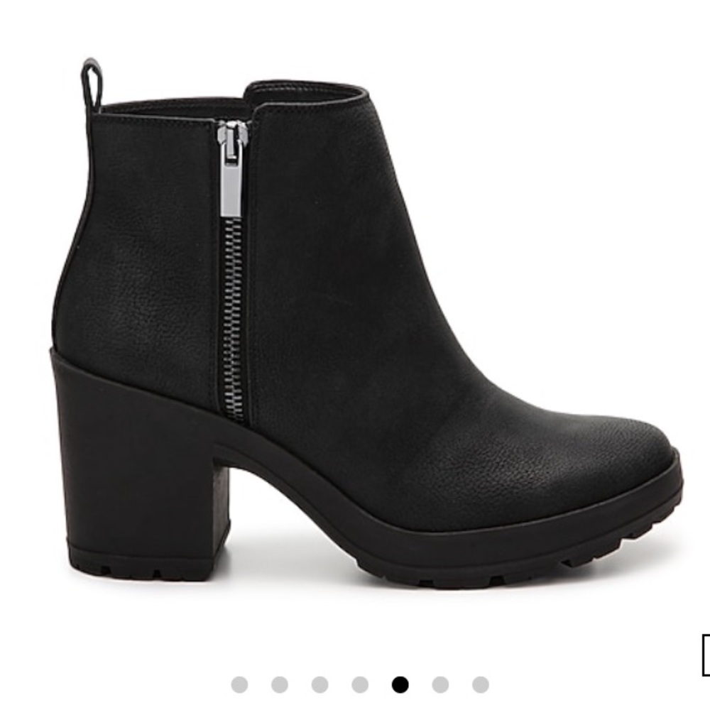 Black Platform Bootie